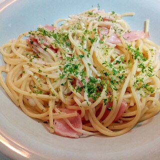 ベーコンとえのきの和風パスタ